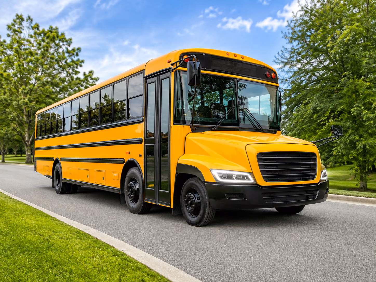 school bus rentals for torrance stem and industry field trips
