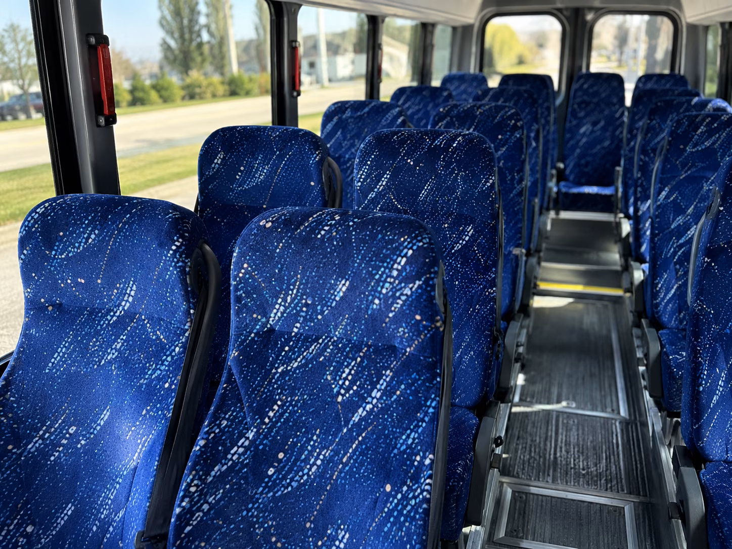 torrance 20 passenger minibus inside