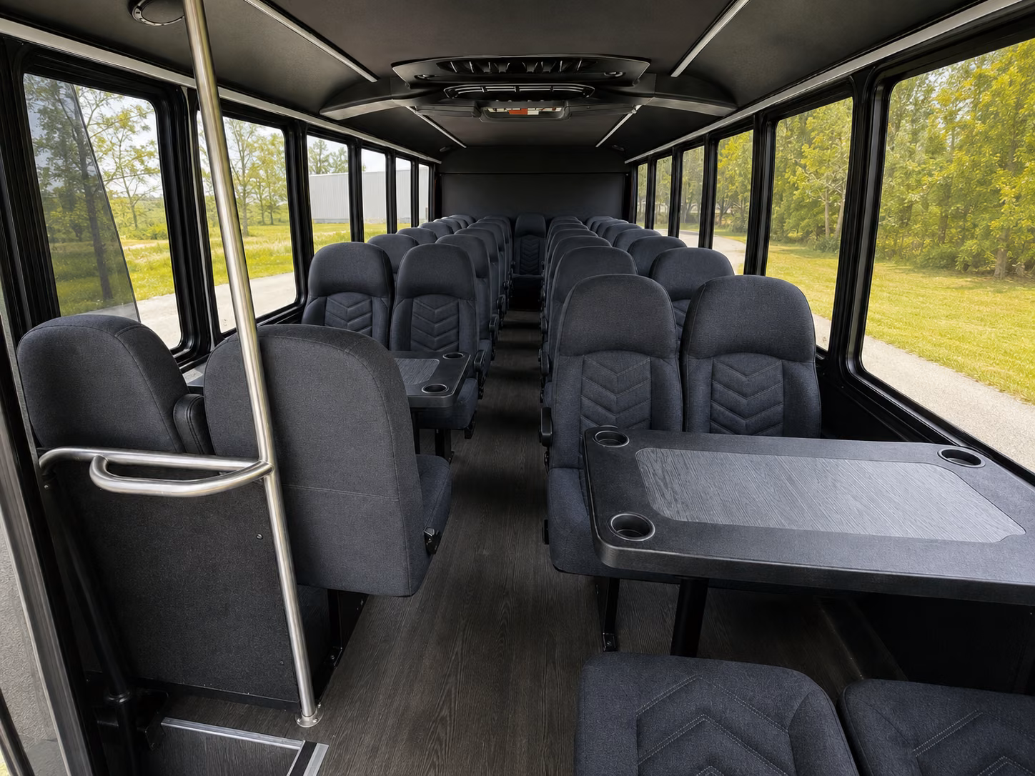 torrance 20 passenger minibus interior