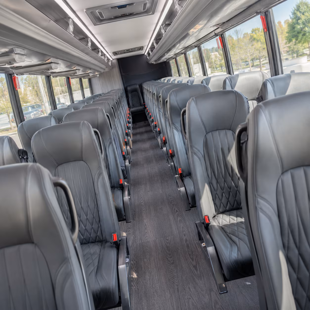 torrance 28 passenger minibus inside