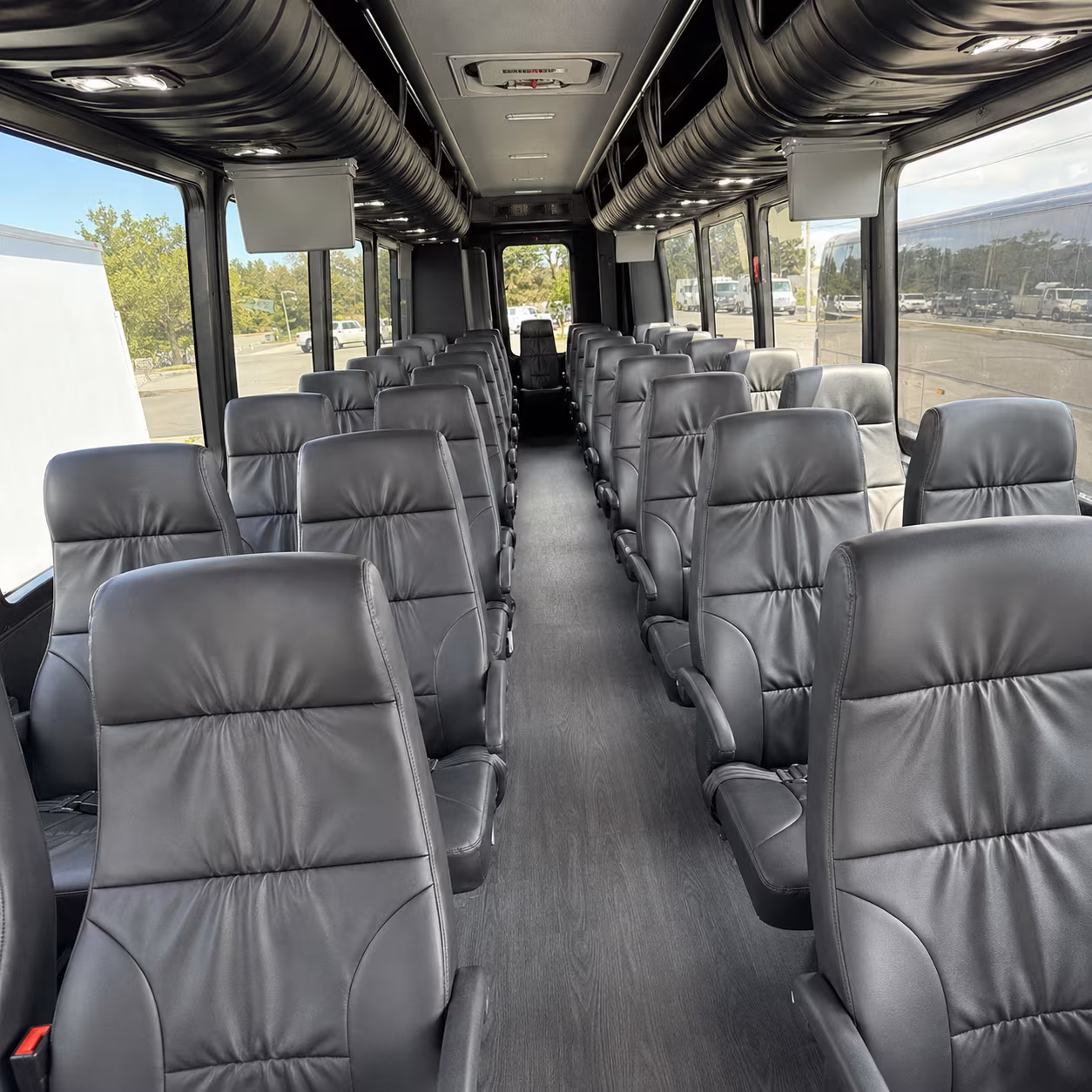 torrance 30 passenger minibus interior