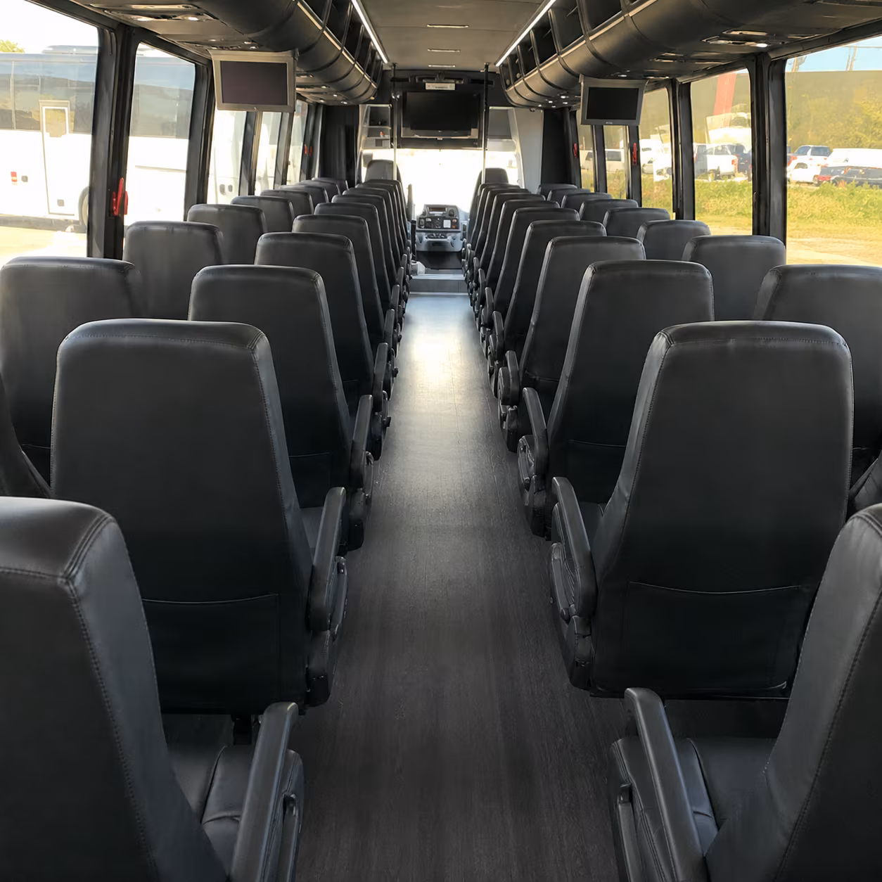 torrance 35 passenger minibus inside