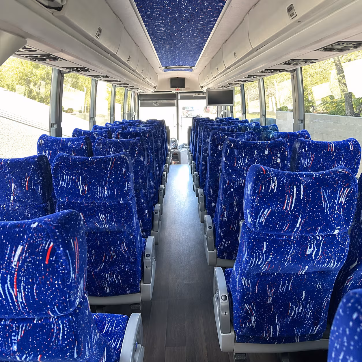 torrance 50 passenger charter bus interior