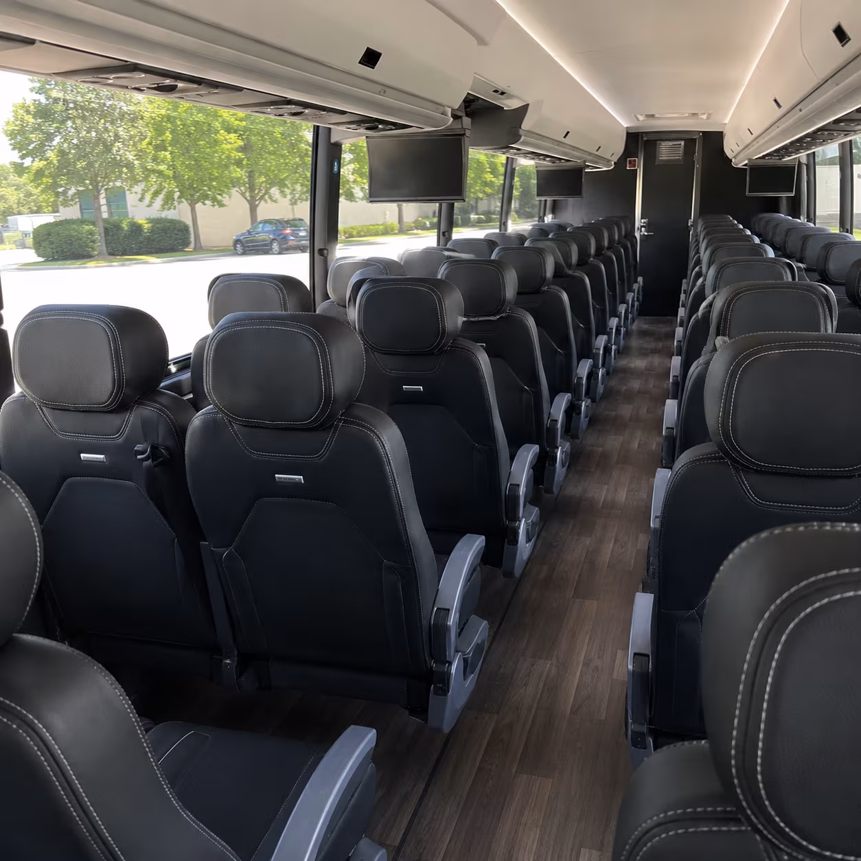 torrance 56 passenger charter bus interior