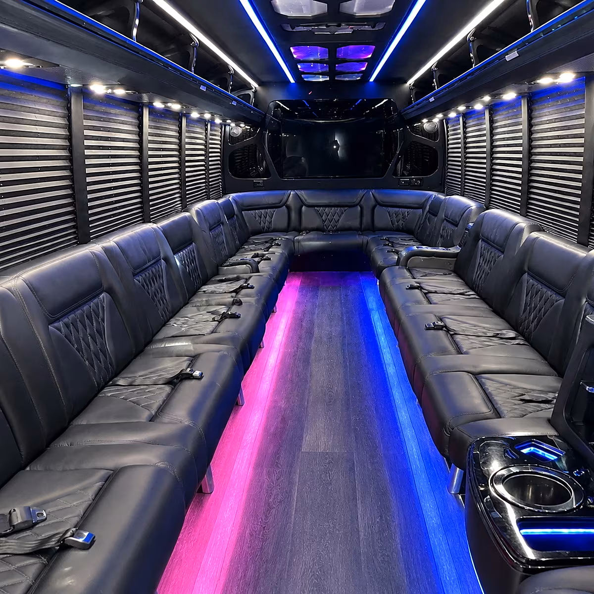 torrance party bus inside