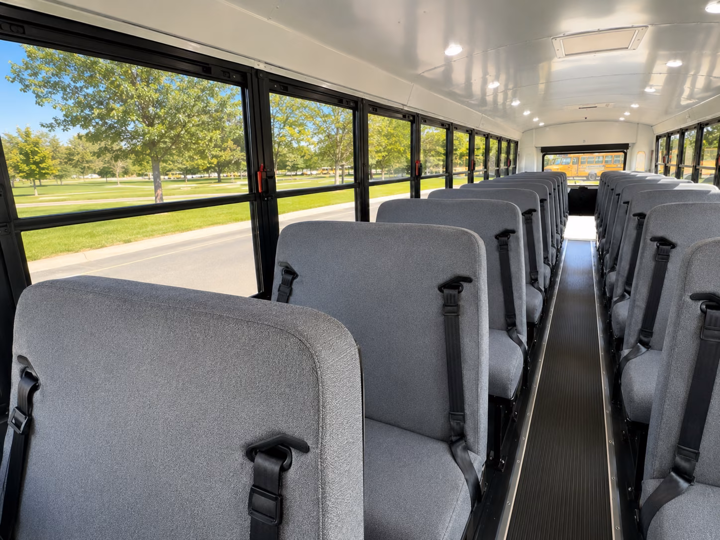 torrance school bus inside